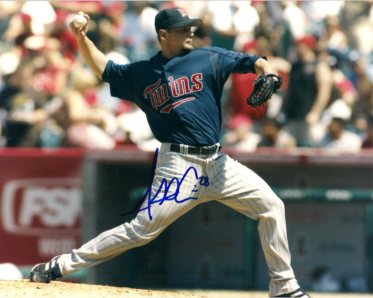 JESSE CRAIN MINNESOTA TWINS SIGNED AUTOGRAPHED 8X10 PHOTO W/COA