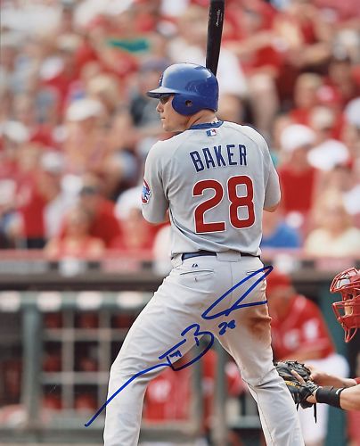 JEFF BAKER   CHICAGO  CUBS  SIGNED 8X10 PHOTO