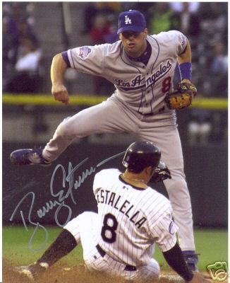 BOBBY ESTALELLA COLORADO ROCKIES SIGNED 8X10 PHOTO COA