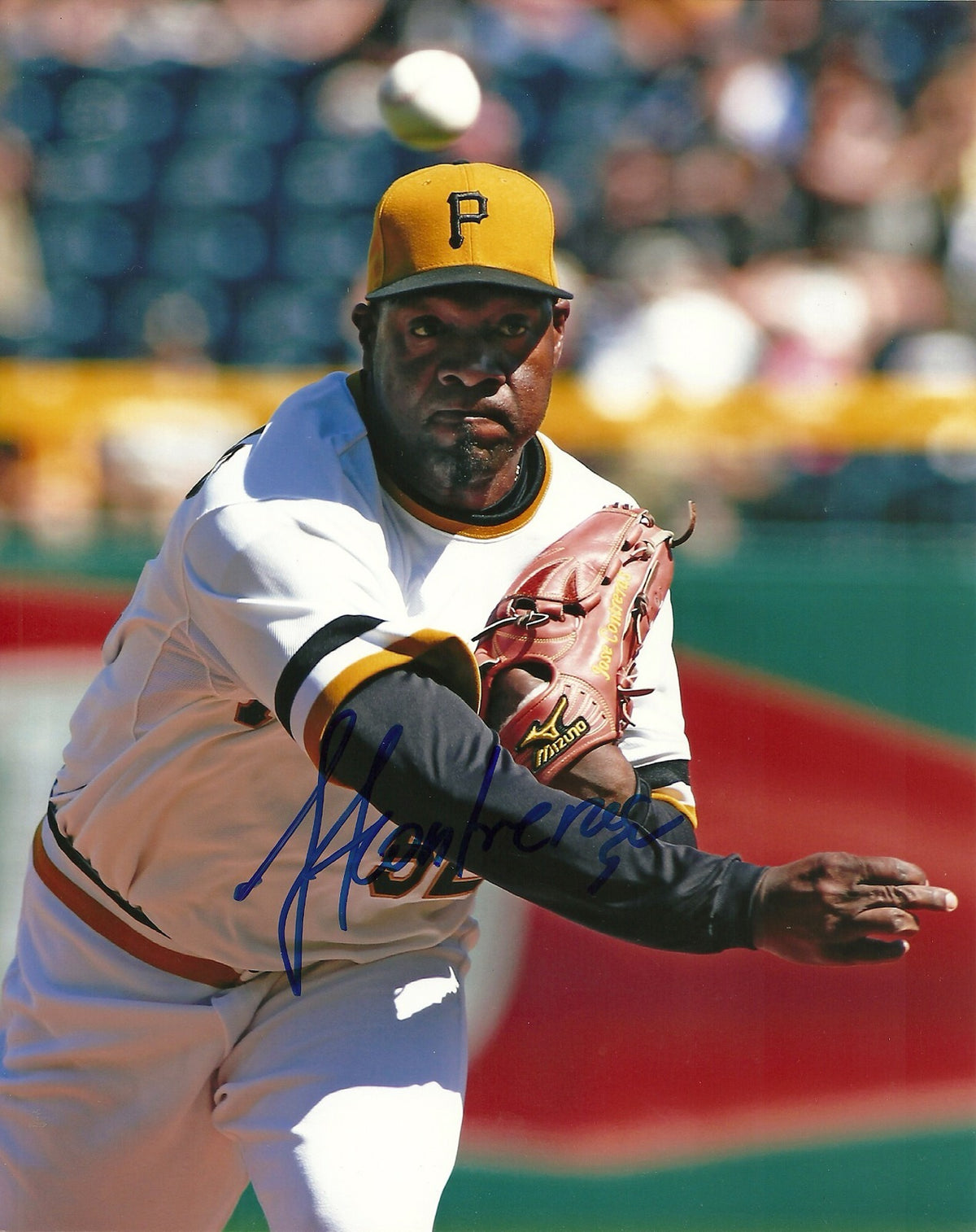 JOSE CONTRERAS PITTSBURGH PIRATES SIGNED AUTOGRAPHED 8x10 PHOTO W/COA ACTION