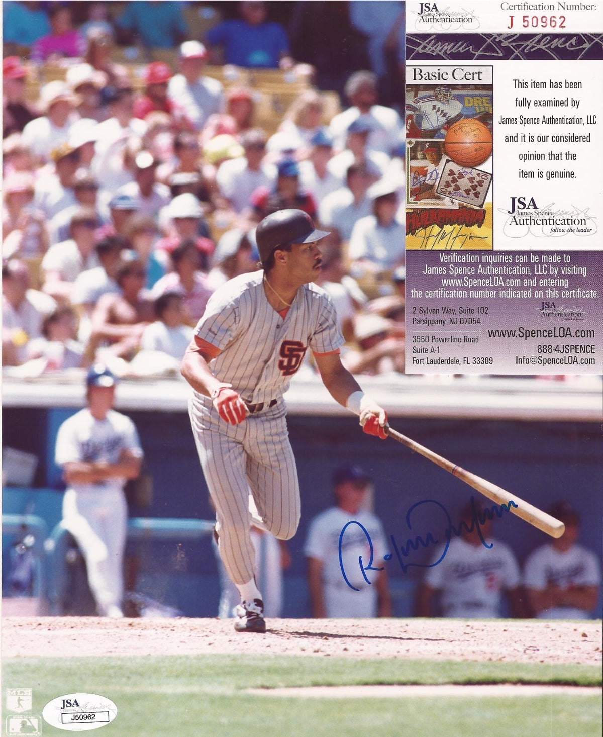 ROBERTO ALOMAR SAN DIEGO PADRES SIGNED AUTOGRAPHED 8X10 PHOTO JSA COA #J50962