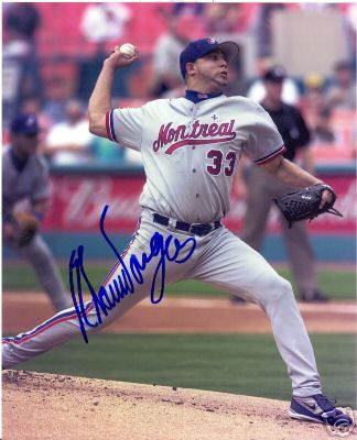CLAUDIO VARGAS MONTREAL EXPOS SIGNED 8X10 PHOTO W/COA