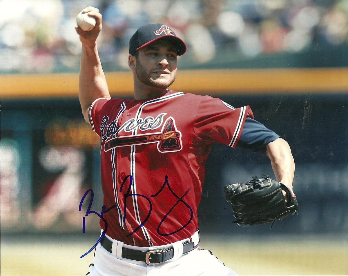 BRANDON BEACHY ATLANTA BRAVES SIGNED AUTOGRAPHED 8x10 PHOTO W/COA HZ