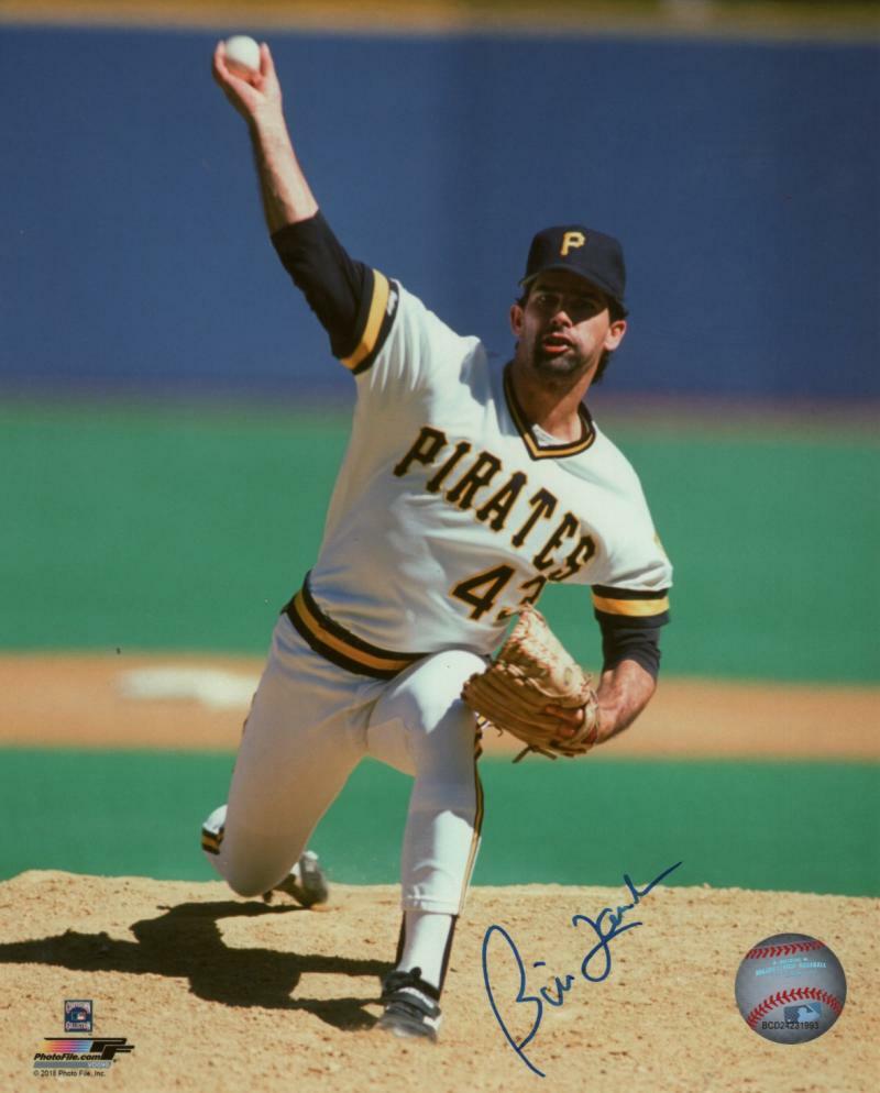 BILL LANDRUM   PITTSBURGH PIRATES SIGNED AUTOGRAPHED 8X10 PHOTO W/ COA