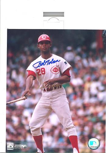 BOBBY TOLAN  CINCINNATI  REDS SIGNED 8X10