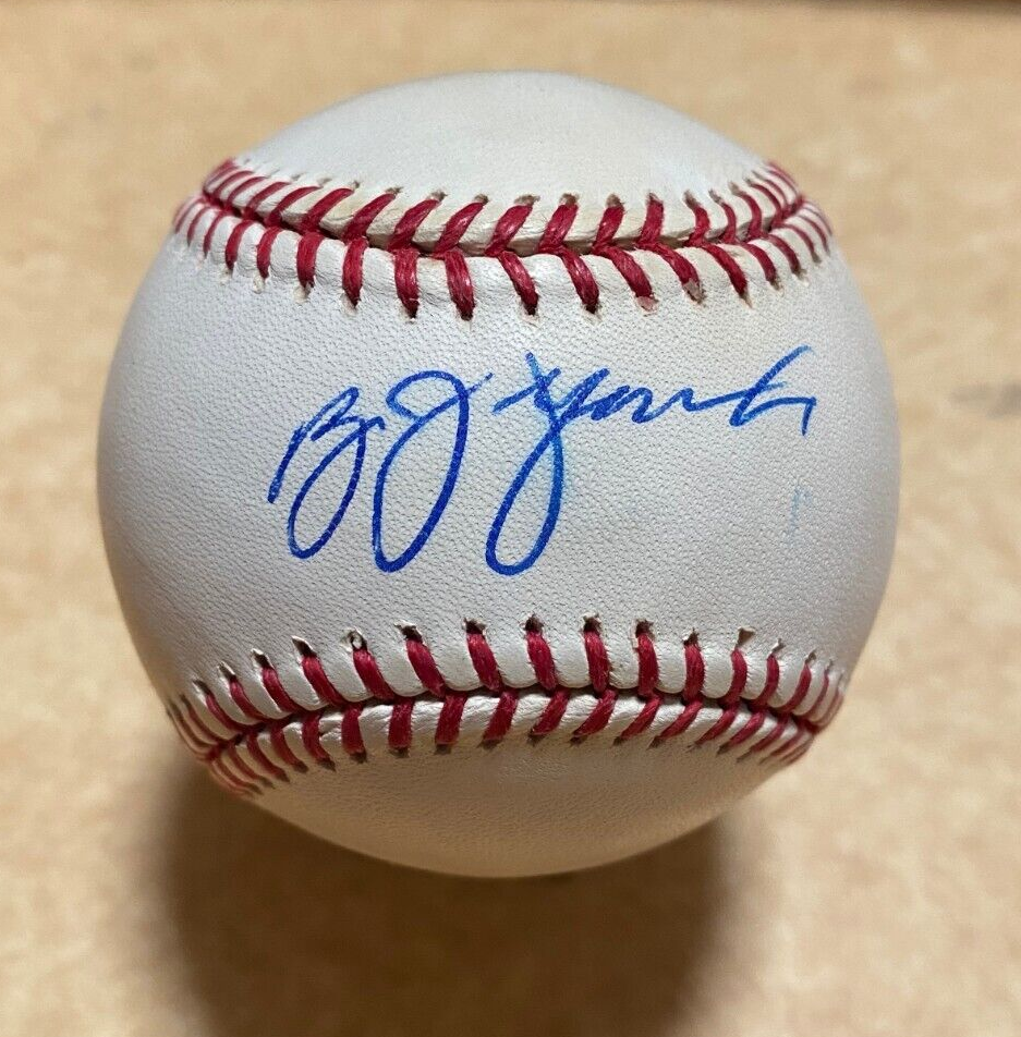 B.J. GARBE MINNESOTA TWINS SIGNED AUTOGRAPHED M.L. BASEBALL W/COA
