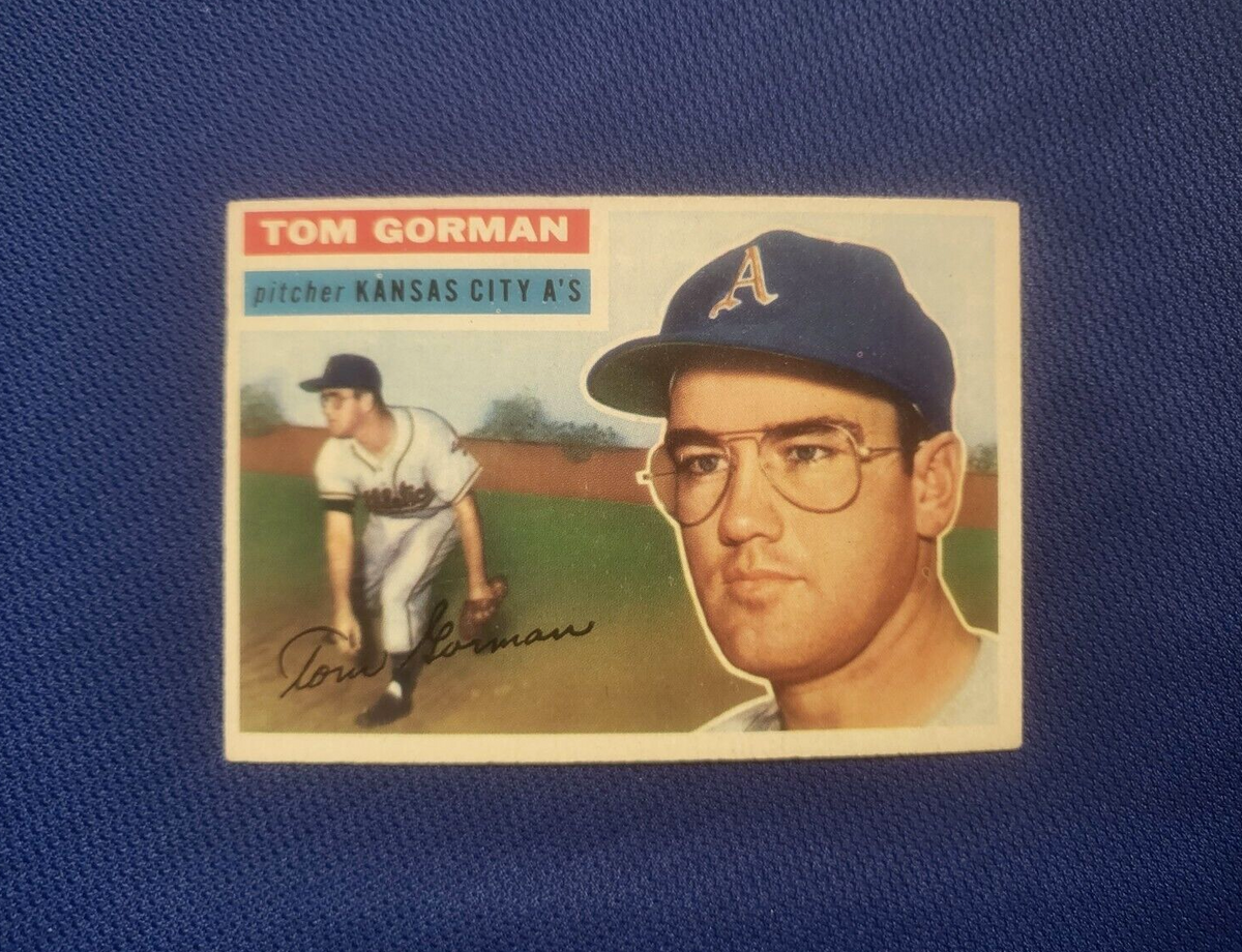 1956 TOPPS TOM GORMAN KANSAS CITY A'S #246 CARD VINTAGE SET-BREAK