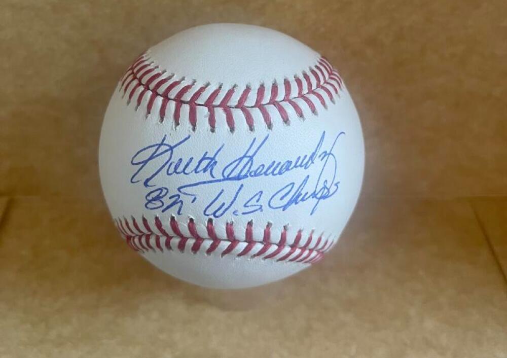 KEITH HERNANDEZ 82 WS CHAMPS CARDINALS SIGNED AUTO M.L. BASEBALL BAS AUTHENTICAT