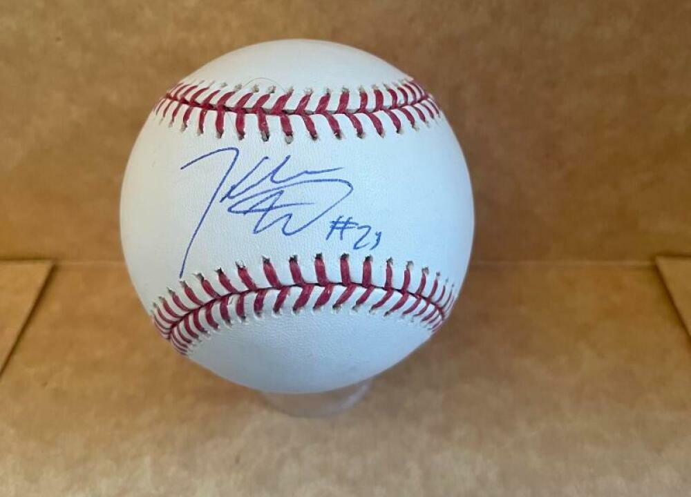 KAHLIL WATSON MIAMI MARLINS ROOKIE YEAR SIGNED M.L. BASEBALL BECKETT