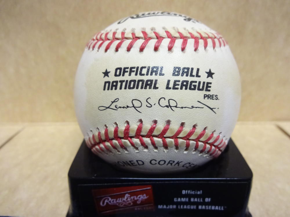 ALEX ARIAS MARLINS/PHILLIES SIGNED N.L. BASEBALL W/COA