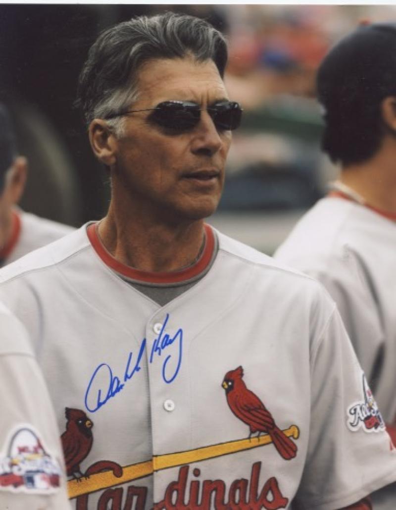 DAVE MCKAY ST. LOUIS CARDINALS AUTOGRAPHED 8x10 PHOTO W/COA 