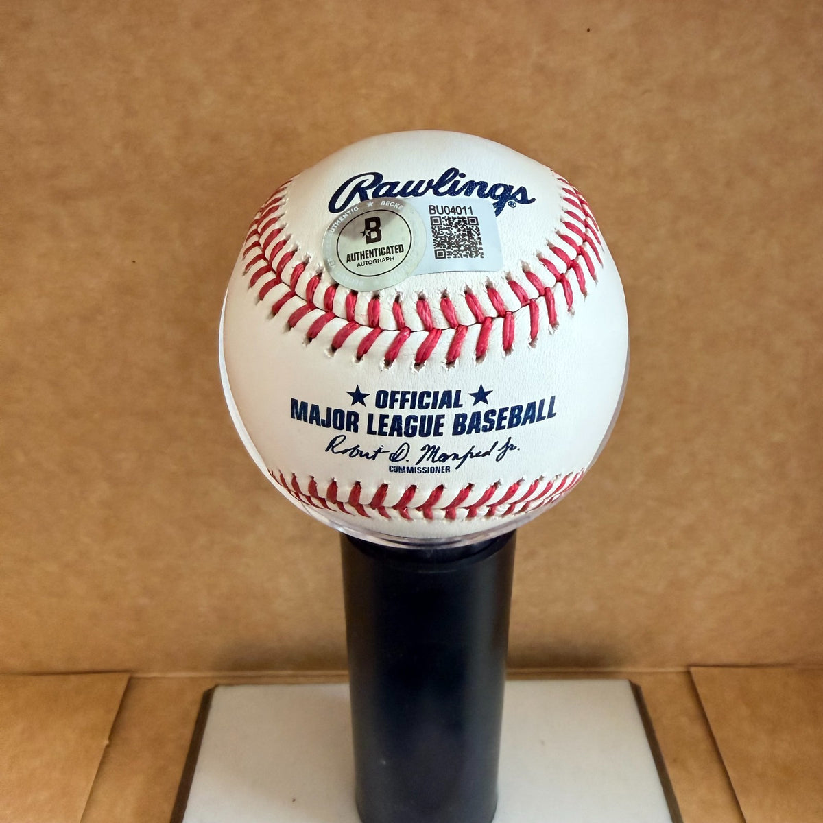 CARLOS CORREA HOUSTON ASTROS SIGNED AUTOGRAPHED M.L. BASEBALL BECKETT AUTH