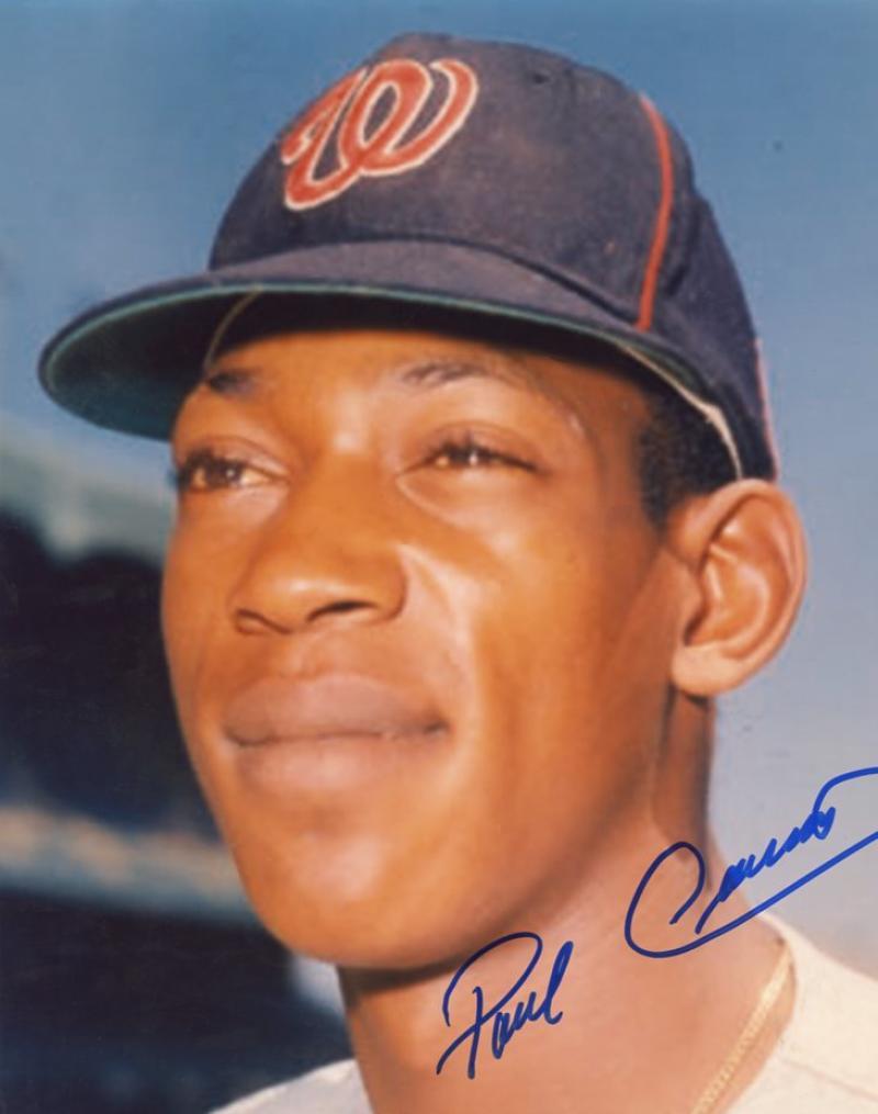 PAUL CASANOVA WASHINGTON SENATORS SIGNED SMILING 8X10 PHOTO W/COA