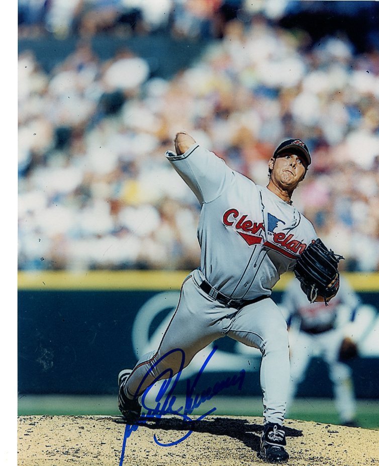 STEVE KARSAY CLEVELAND INDIANS  SIGNED AUTOGRAPHED 8X10  PHOTO