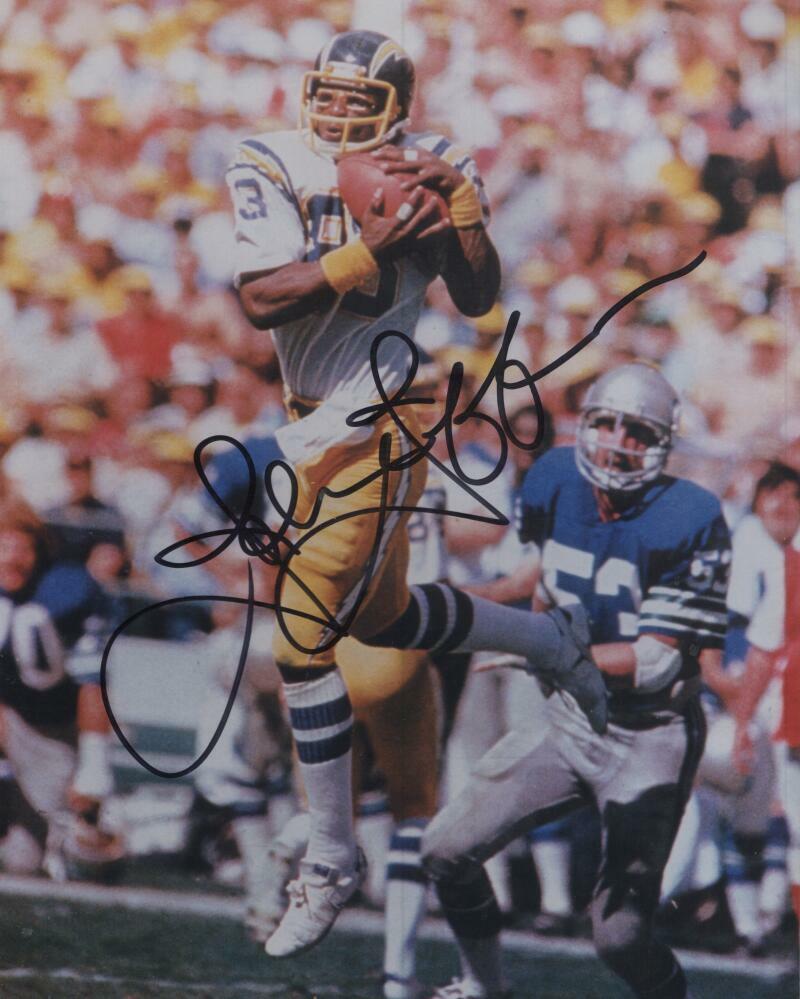 RON MCDOLE HOUSTON OILERS  SIGNED AUTOGRAPHED 8X10 PHOTO W/ COA