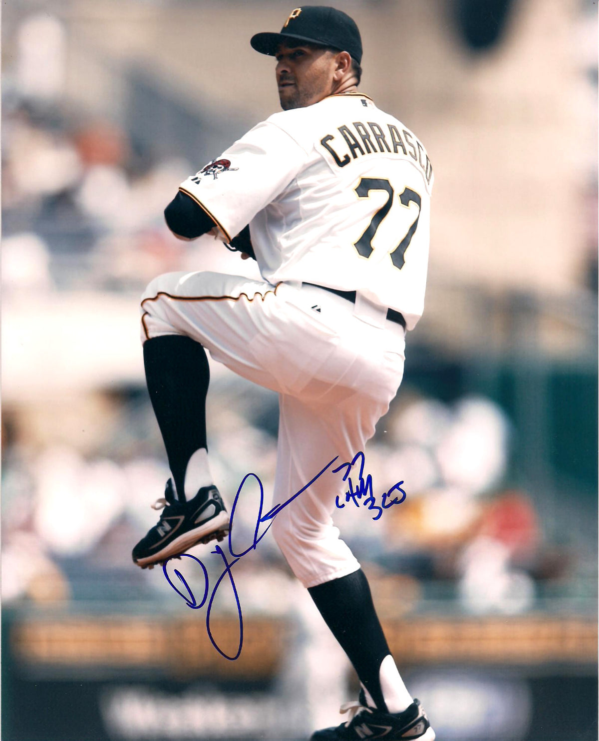 D.J. CARRASCO PITTSBURGH PIRATES AUTOGRAPHED SIGNED 8X10 PHOTO W/COA