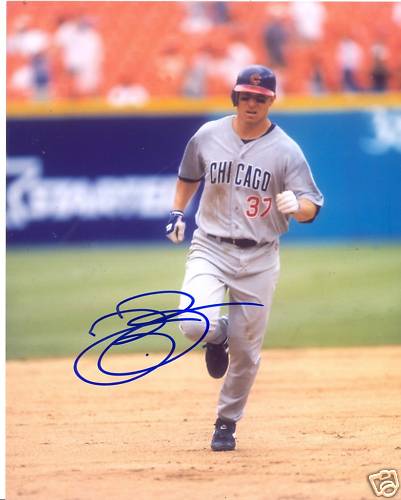 BRANT BROWN CHICAGO CUBS SIGNED 8X10 PHOTO W/COA