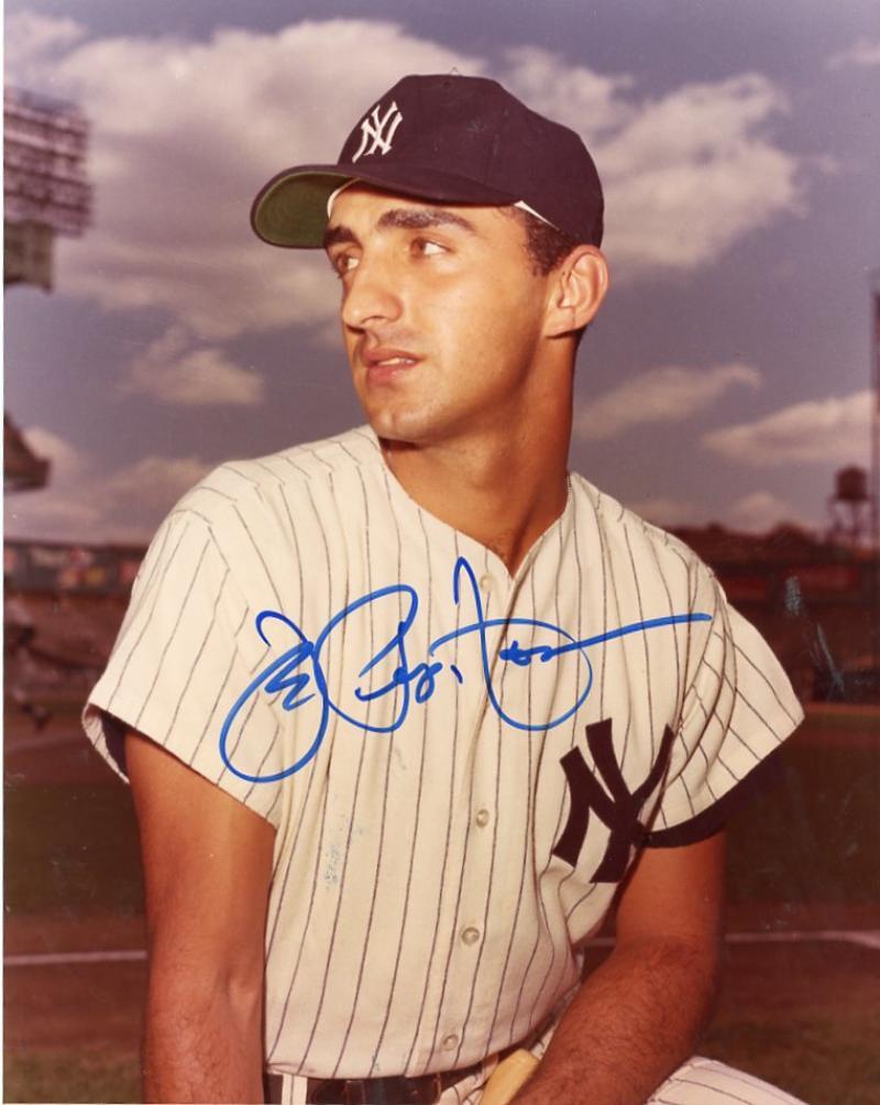 JOE PEPITONE  NEW YORK YANKEES PROFILE SIGNED AUTOGRAPHED    8X10 PHOTO W/ COA
