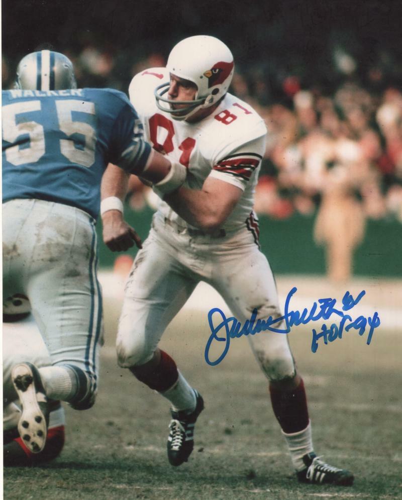 JACKIE SMITH ST. LOUIS CARDINALS HOF 94  SIGNED AUTOGRAPHED 8X10 PHOTO W/ COA
