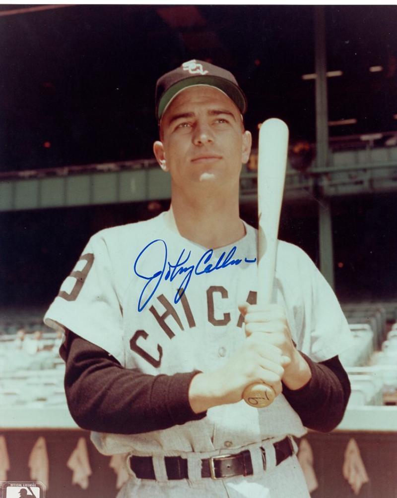 JOHNNY CALLISON CHICAGO WHITE SOX SIGNED AUTOGRAPHED 8x10 PHOTO W/COA