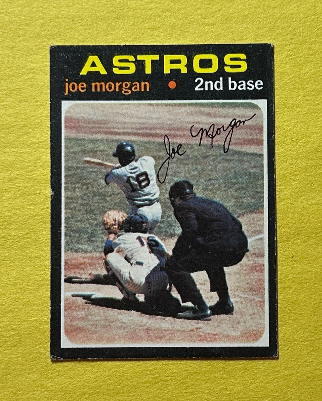 1971 TOPPS JOE MORGAN #264 ASTROS HOF
