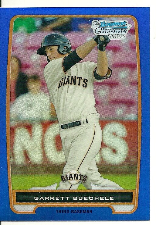 GARRETT BUECHELE SAN FRANCISCO GIANTS 2013 BOWMAN CHROME CARD #BCP183 250/250