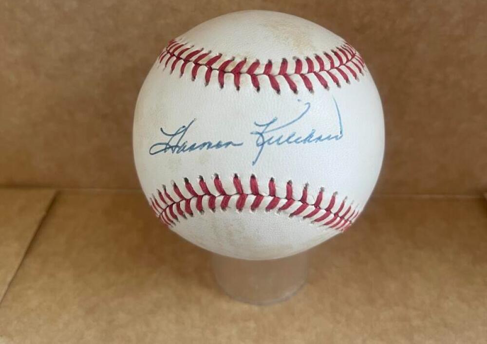 HARMON KILLEBREW TWINS SIGNED AUTOGRAPHED A.L. BASEBALL BECKETT AUTH