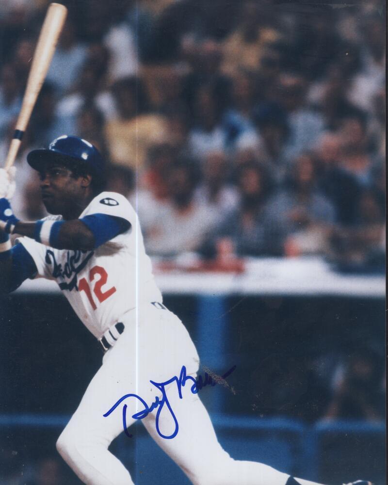 DUSTY BAKER DODGERS  SIGNED AUTOGRAPHED 8X10 PHOTO W/ COA
