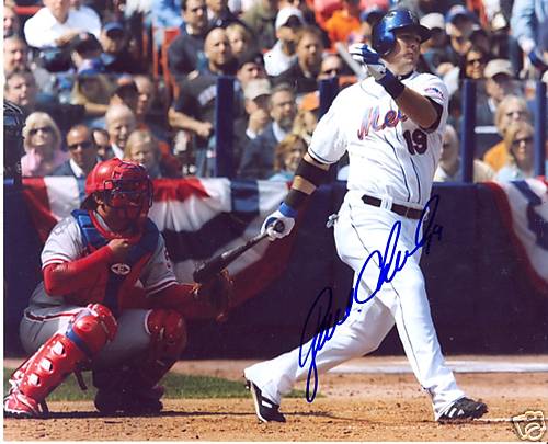 RYAN CHURCH NEW YORK METS SIGNED 8X10 PHOTO W/COA