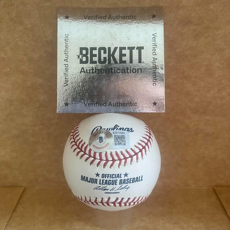 DESI RELAFORD PHILLIES  SIGNED AUTO M.L. BASEBALL BECKETT AUTH
