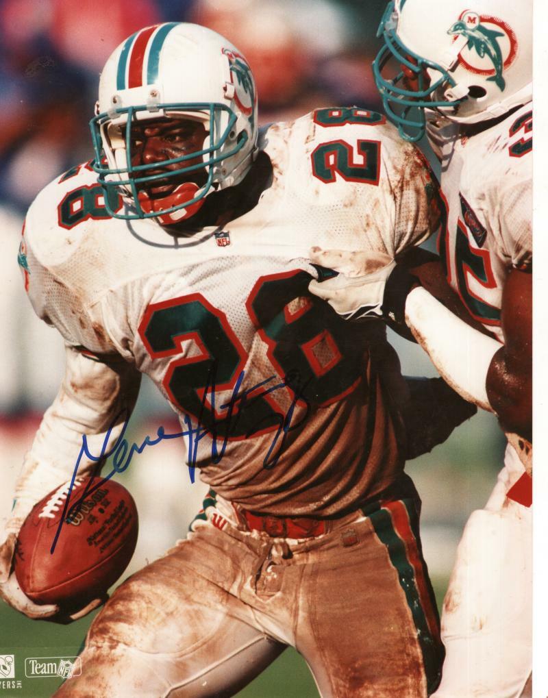 GENE ATKINS MIAMI DOLPHINS  SIGNED AUTOGRAPHED 8X10 PHOTO W/ COA