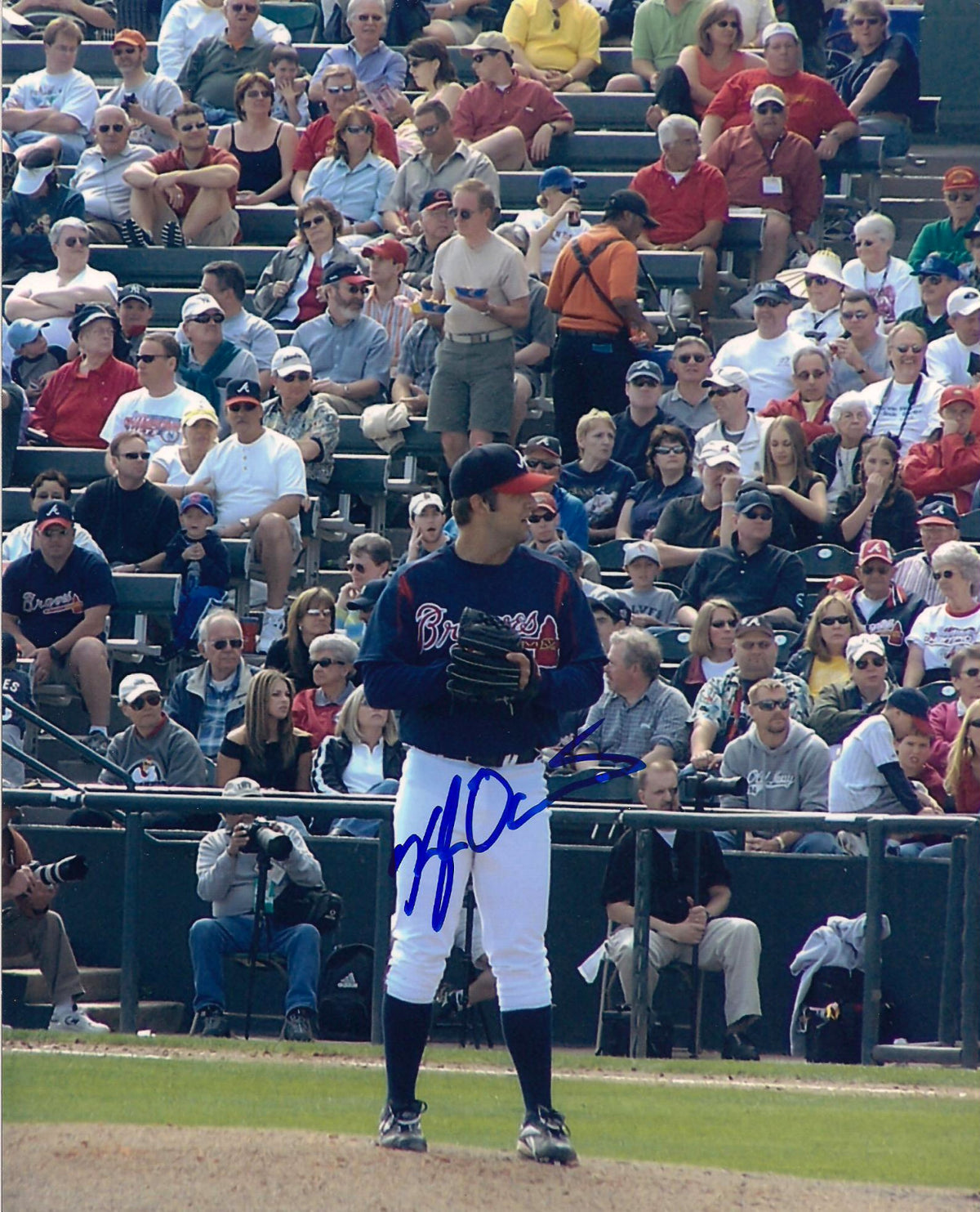 KYLE DAVIES ATLANTA BRAVES AUTOGRAPHED SIGNED 8X10 PHOTO W/COA