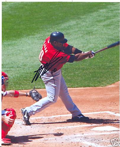 MIGUEL TEJADA HOUSTON ASTROS SIGNED 8X10 PHOTO W/COA