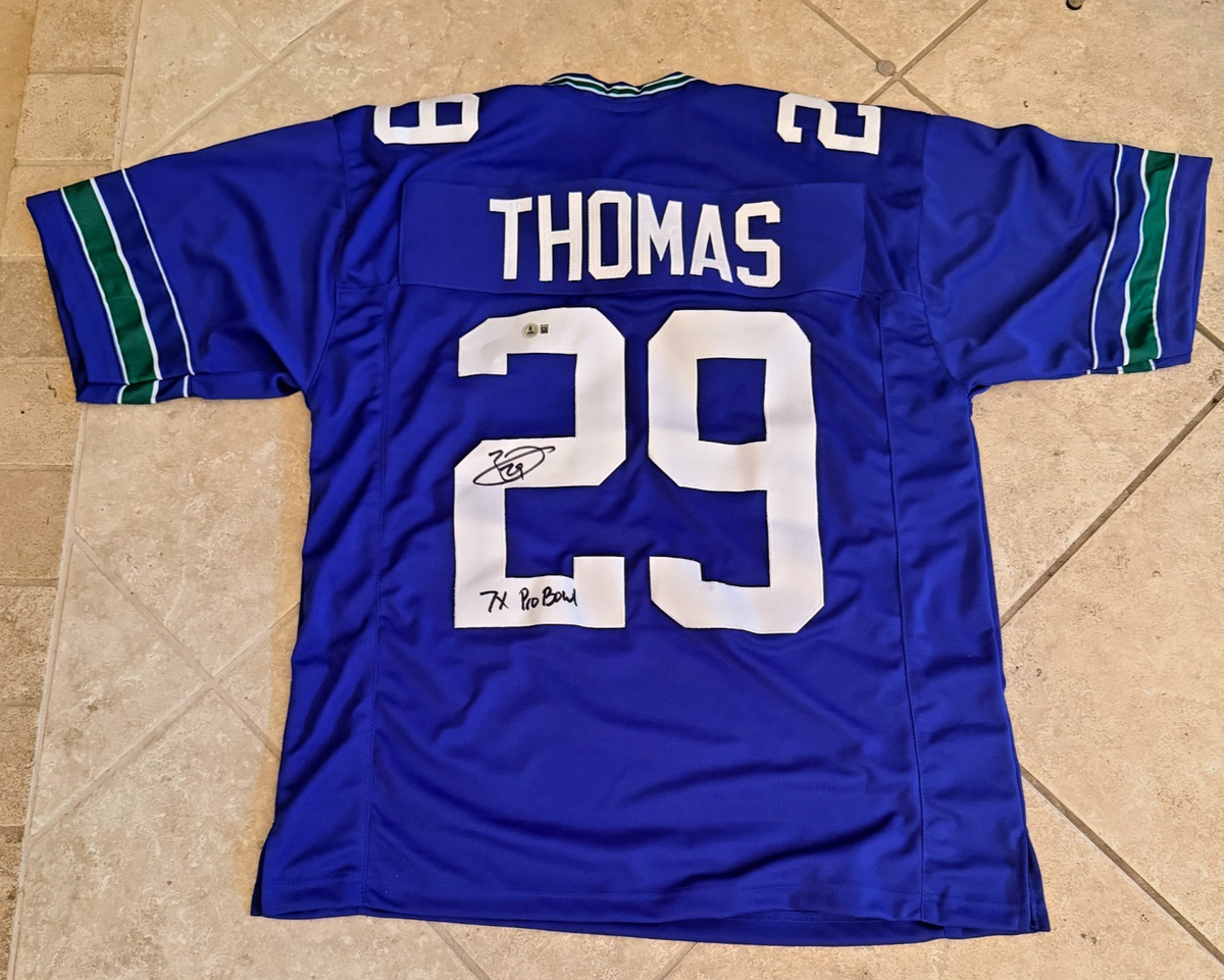 EARL THOMAS III 7X PRO BOWL  SIGNED AUTOGRAPHED JERSEY BECKETT AUTH