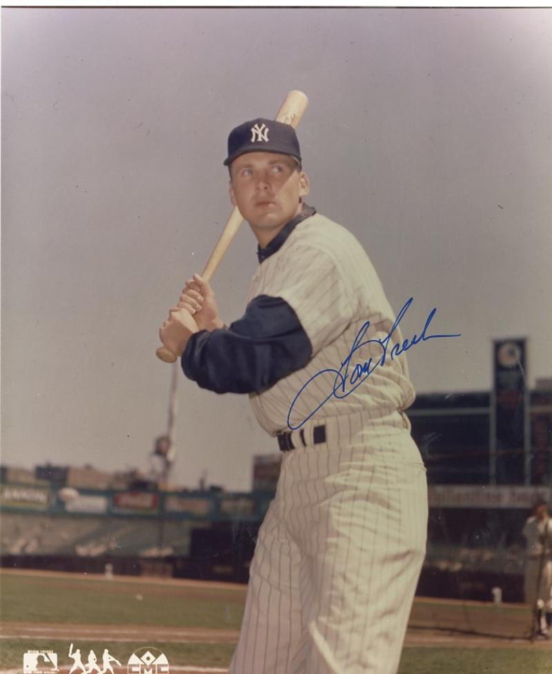 TOM TRESH NEW YORK YANKEES  SIGNED AUTOGRAPHED 8X10 PHOTO W/COA