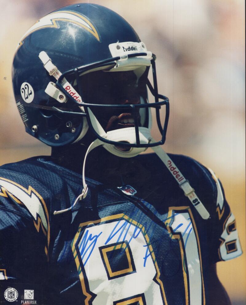 TONY MARTIN CHARGERS SIGNED AUTOGRAPHED 8X10 PHOTO W/ COA