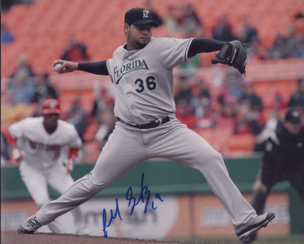 ANIBAL SANCHEZ  FLORIDA MARLINS  SIGNED AUTOGRAPHED 8X10 PHOTO W/ COA