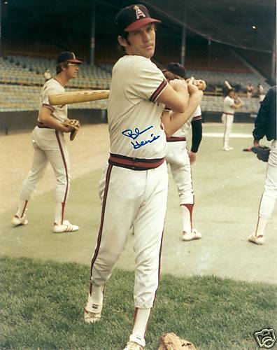 BOB  HEISE CALIFORNIA  ANGELS   SIGNED 8X10 PHOTO