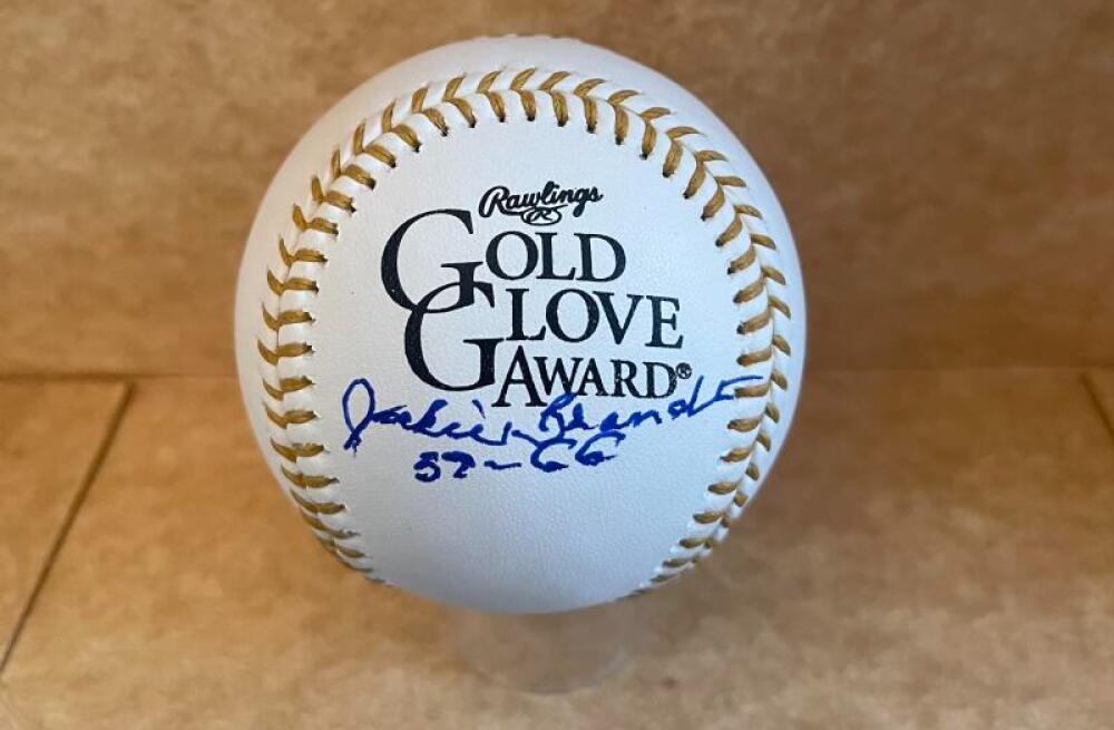 JACKIE BRANDT 59 GG SIGNED AUTO GOLD GLOVE BASEBALL BECKETT AUTHENTICATE