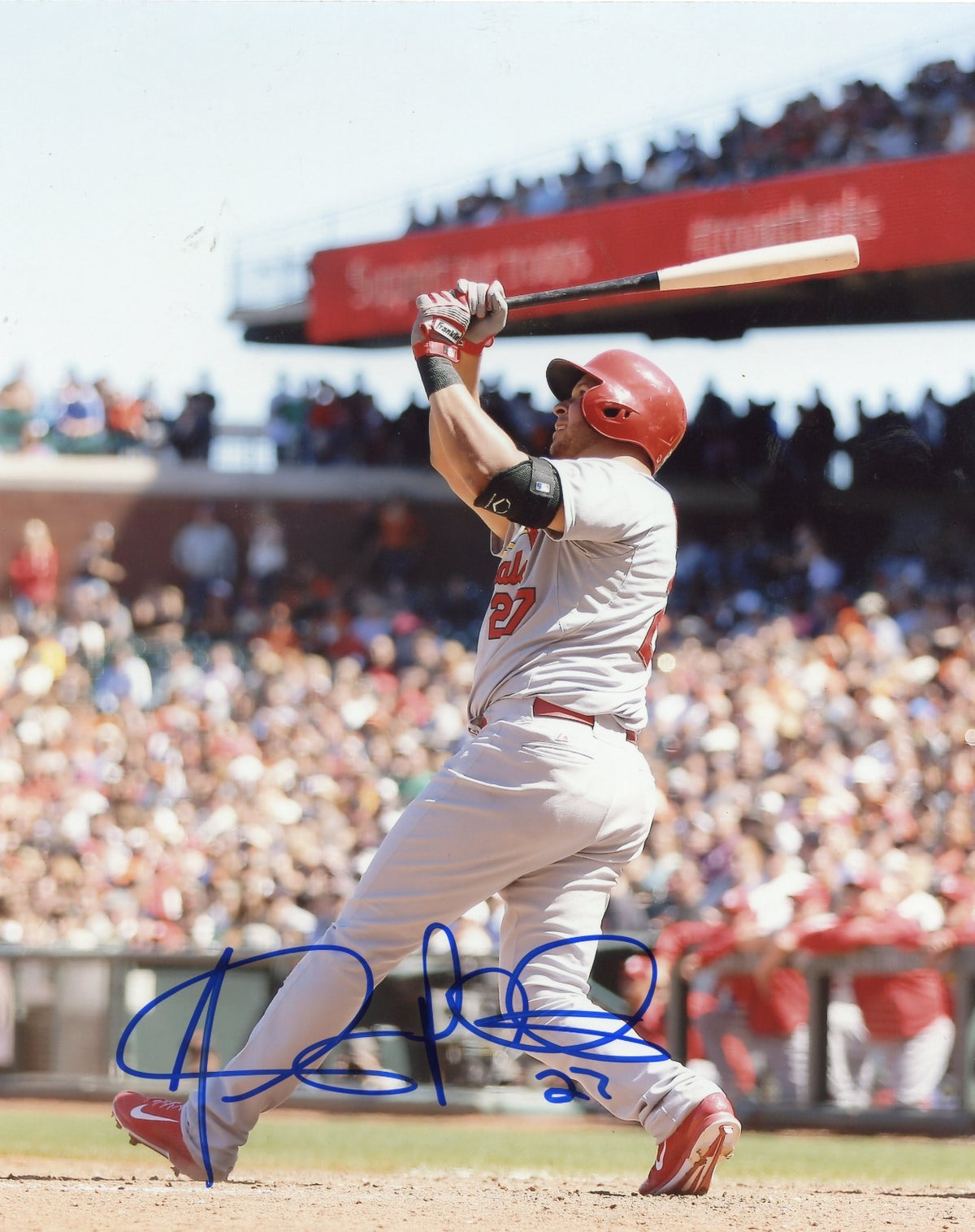 JHONNY  PERALTA  ST. LOUIS  CARDINALS    AUTOGRAPHED    SIGNED  8X10  PHOTO