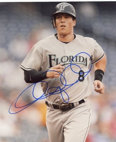 CHRIS COGHLAN FLORIDA MARLINS SIGNED 8X10 PHOTO W/COA