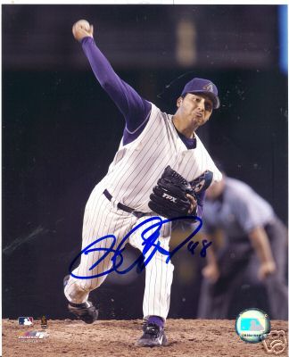 JAVIER VASQUEZ ARIZONA DIAMONDBACKS SIGNED 8X10 PHOTO