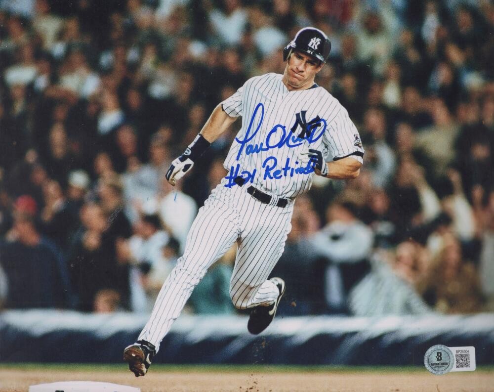 PAUL O'NEILL NY YANKEES #21 RETIRED SIGNED AUTO 8X10 PHOTO BECKETT AUTH
