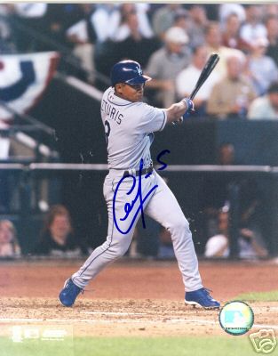 CESAR ISTURIZ LOS ANGELES DODGERS SIGNED 8X10 PHOTO COA