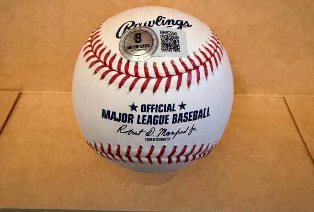BILL MAZEROSKI PIRATES HOF 01 SIGNED AUTO M.L. BASEBALL BECKETT AUTH