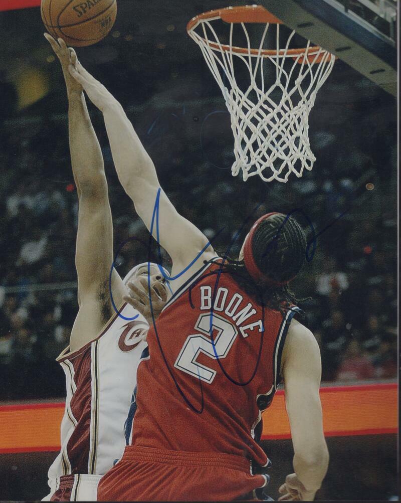 JOSH BOONE NEW JERSEY NETS   SIGNED AUTOGRAPHED 8X10 PHOTO W/ COA