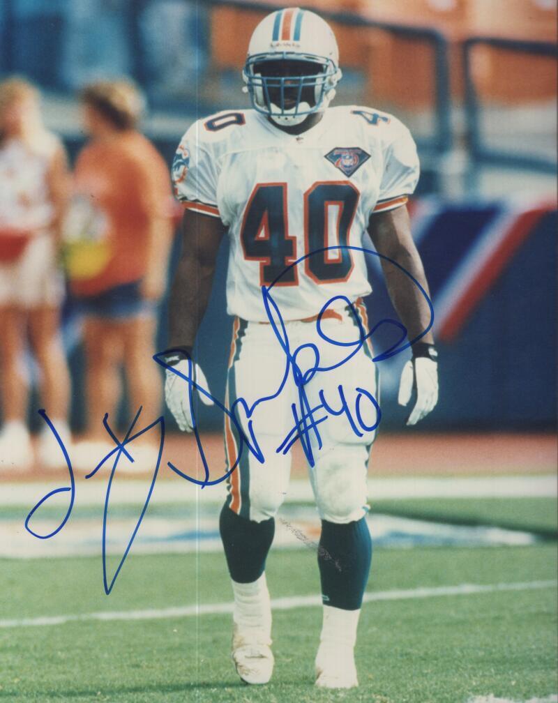 IRVING SPIKES DOLPHINS SIGNED AUTOGRAPHED 8X10 PHOTO W/ COA