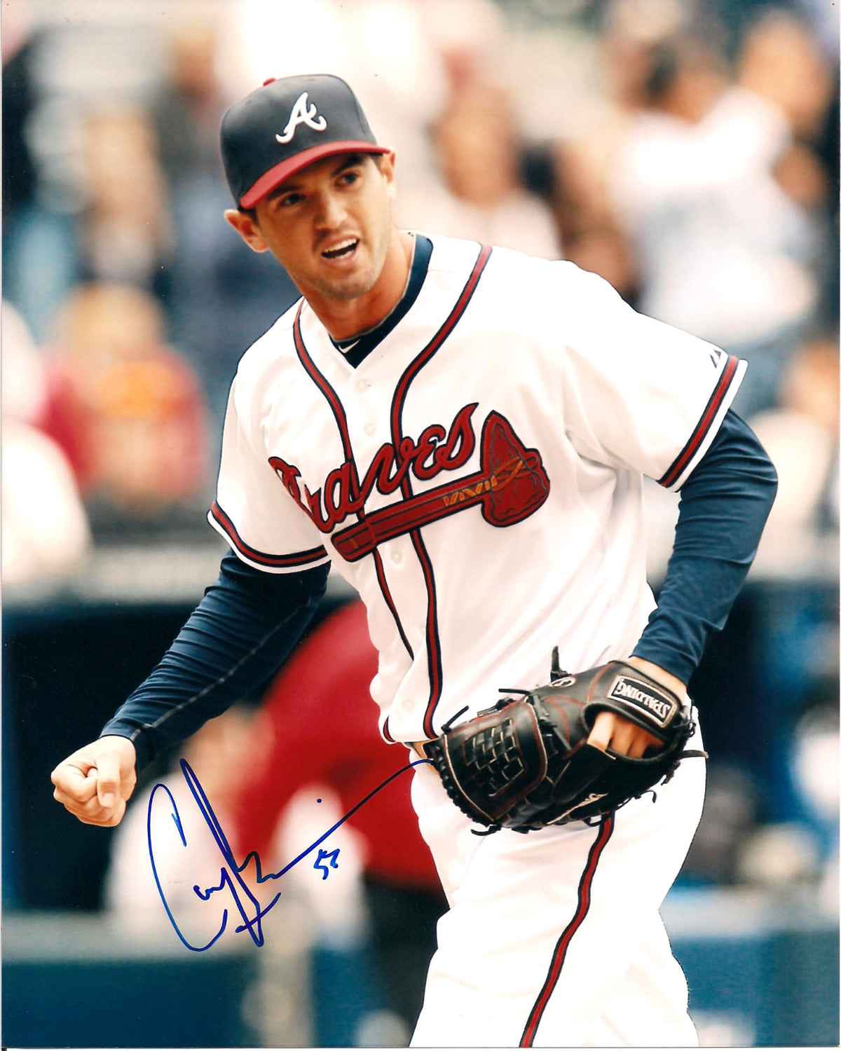CORY GEARRIN ATLANTA BRAVES AUTOGRAPHED SIGNED 8X10 PHOTO W/COA
