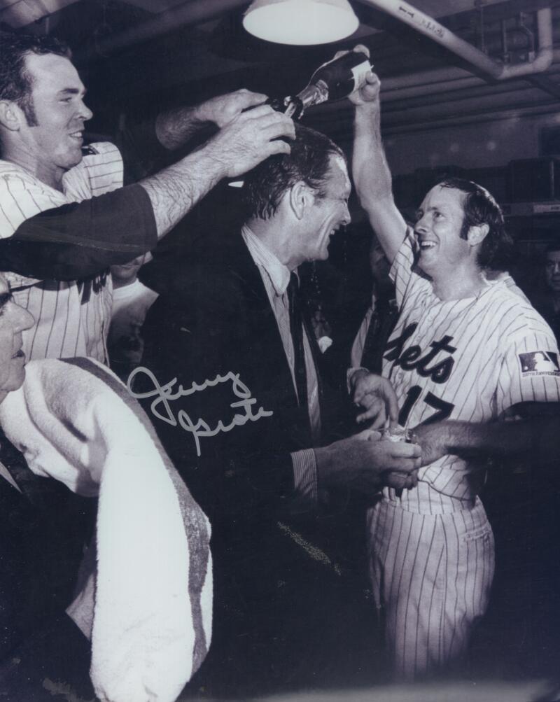JERRY GROTE METS SIGNED AUTOGRAPHED 8X10 PHOTO W/ COA
