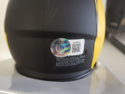 FLIPPER ANDERSON RAMS SIGNED AUTOGRAPHED AUTO ECLIPSE MINI HELMET BECKETT